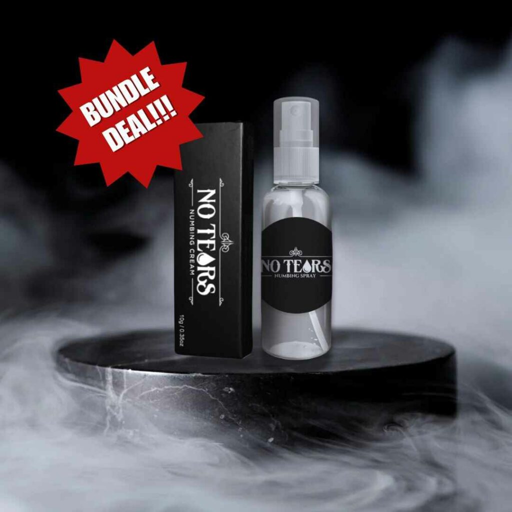 No Tears Numbing Cream + Mid Procedure Tattoo Spray