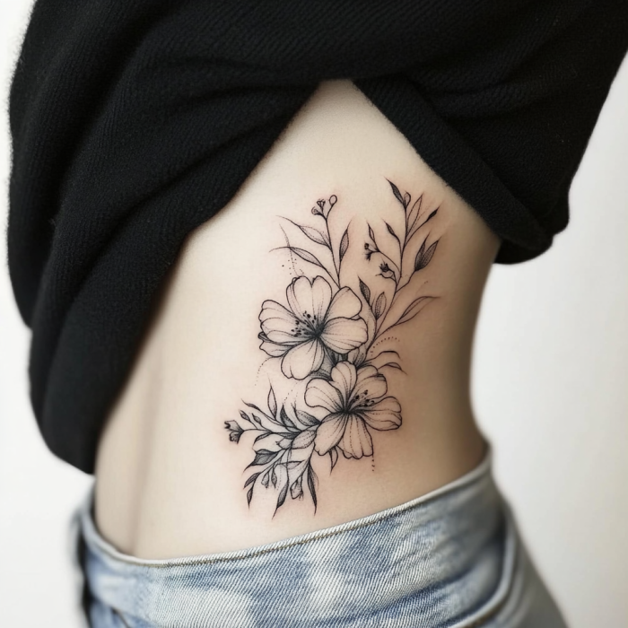 rib tattoo