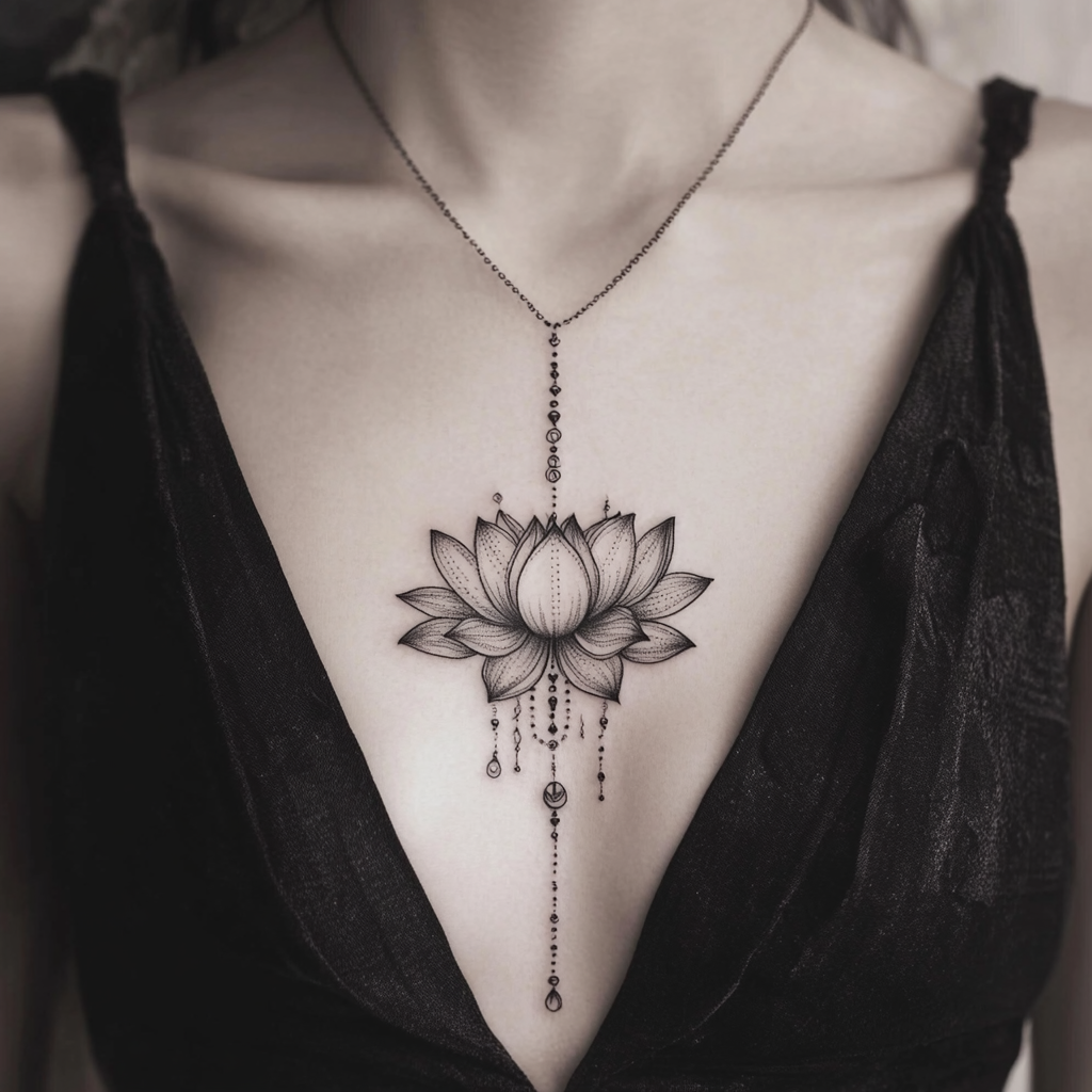 sternum tattoo